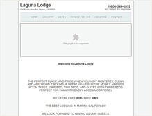 Tablet Screenshot of lagunalodge.com